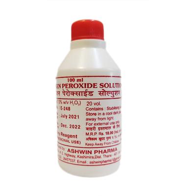 Ashwin Hydrogen Peroxide Solution 100 ml - Wound Treatments