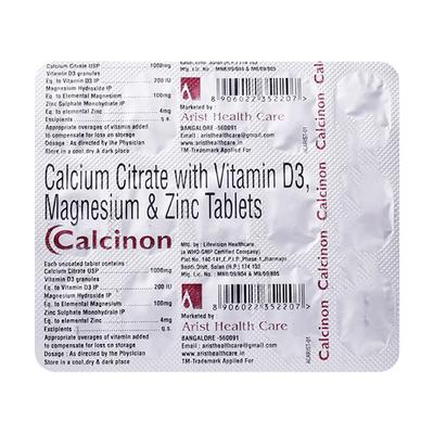 CALCINON Tablet 15's - Supplements-Cal