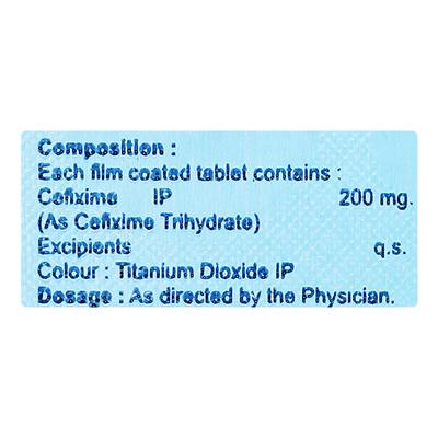 MDCEF 200mg Tablet 10's - Bacterial Infections-Cep