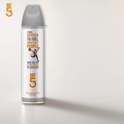 Oxy5 Refillable Portable Oxygen Can 5 Litre - Respiratory Care