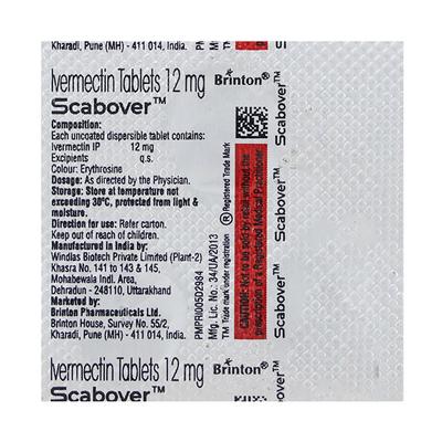 SCABOVER Tablet 2's - Parasitic Worms-Ant