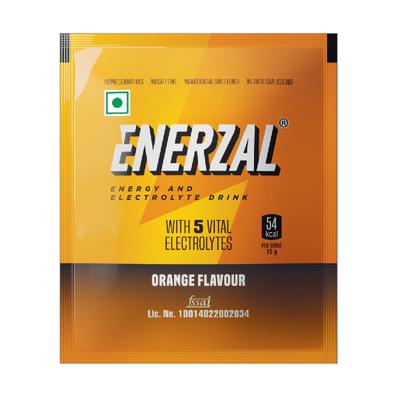 Enerzal Energy and Electrolyte Powder - Orange 50 g - Energy Drinks