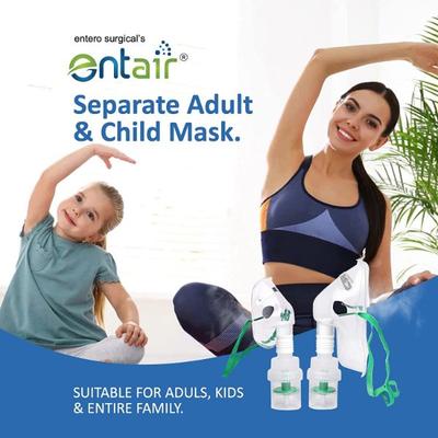 Entair Premium O2 Low Noise Compressor Nebulizer - White 1's - Nebulizer & Vaporizer