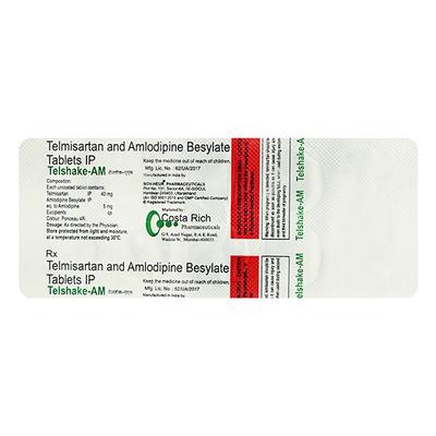 TELSHAKE AM Tablet 10's - Hypertension-Ana