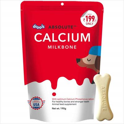 Drools Absolute Calcium Bone Pouch 190 gm - Petfood