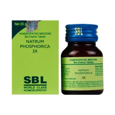 SBL Natrum Phosphoricum 3X Tablet 450 gm - Bio-Chemic