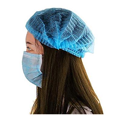 Yakhi Disposable Bouffant Caps/Surgical Caps - Blue 100's - Surgical Consumable