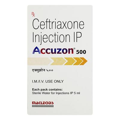 Accuzon 500mg Injection 1's - Bacterial Infections-Cep