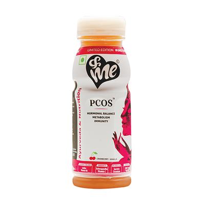 &Me Ayurveda & Nutrition Drink for PCOS - Cranberry & Vanilla (Pack of 8 x 200 ml) - Ayurvedic Juices