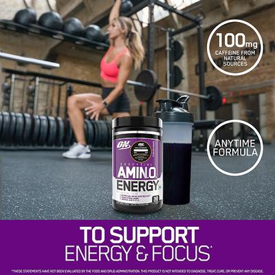 Optimum Nutrition (ON) Amino Energy Pineapple 30 Servings 270 gm - Amino Acids