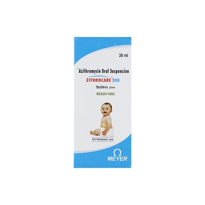 Zithrocare 200mg Readymix Suspension 15ml - Bacterial Infections-Mac