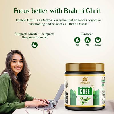 Maharishi Ayurveda Brahmi Ghee 100 gm - Health Products