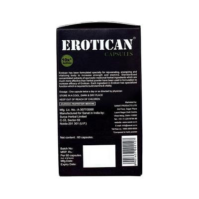 Erotican Capsule 60's - Speciality Medicines