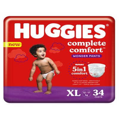 Huggies Complete Comfort Wonder Diaper Pants (XL) 34's - Diapers & Wipes