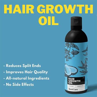Bold Care Hair Care Combo Pack (DHT Blocker Shampoo 200 ml + Hair Growth Coconut Oil 200 ml) - Hair Treatment