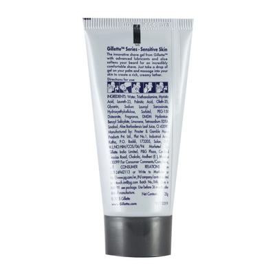 Gillette Series Shave Gel Sensitive Skin with Aloe 25 gm - Shaving Gels