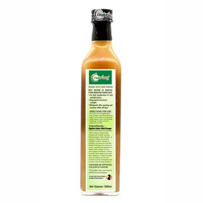 Nutriorg Organic Apple Cider Vinegar 500 ml - Apple Cider Vinegar - Acv