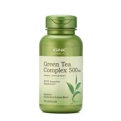 GNC Herbal Plus Green Tea Complex 500 mg Capsule 100's - Herbal Dietary Supplement