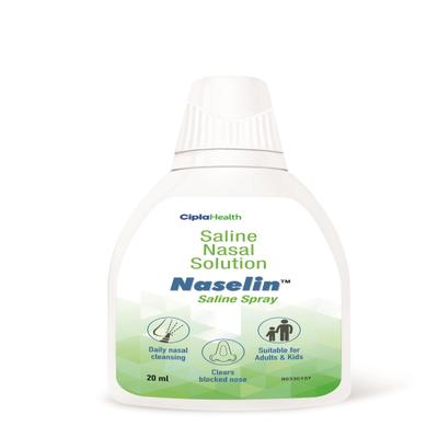 Naselin Saline Spray 20 ml - Nasal Decongestion