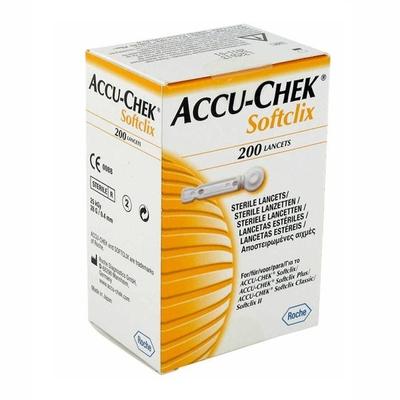 Accu-Chek Softclix Lancets 200's - Blood Glucose Monitors/Test Strips