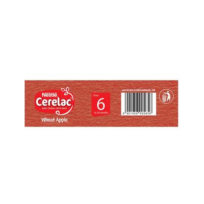 Nestle Cerelac Stage 1 (6 Months+) Powder 300 gm - Wheat Apple (Refill Pack) - Baby And Infant Supplements