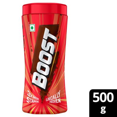 Boost 3X Stamina Powder 500 gm (Pet Jar) - Kids Nutrition