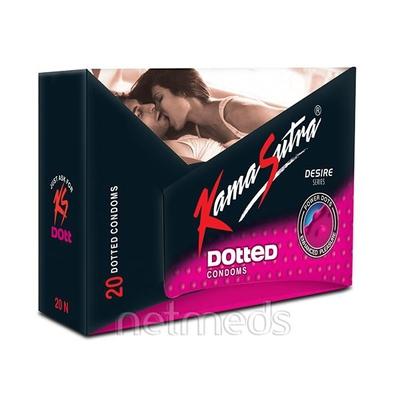 Kamasutra Condoms - Dotted 20's - Plain/Flavoured Condoms
