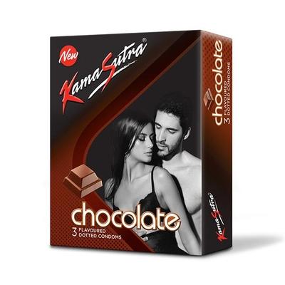 Kamasutra Condoms - Chocolate 3's - Plain/Flavoured Condoms