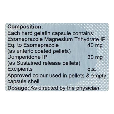 ESOMIFOR DSR Capsule 10's - Ulcer/Reflux/Flatulence-Aaa