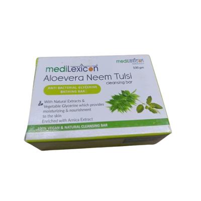 Medilexicon Aloevera Neem Tulsi Cleansing Bar 100 g - Personal Care(Homeopathy)
