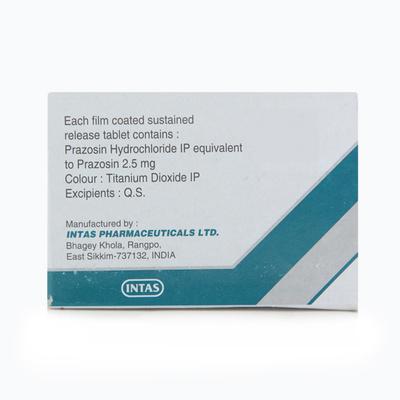 Prazopill XL 2.5mg Tablet 15'S - Hypertension-Per