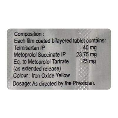Telmijub Beta 40/25mg Tablet 10'S - Hypertension-Ang