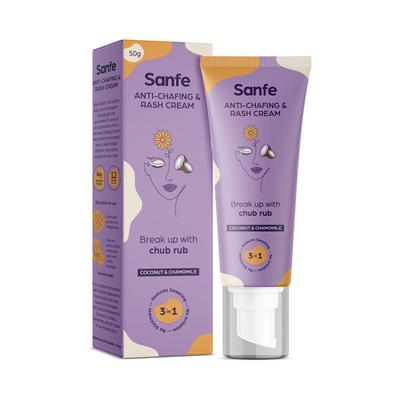 Sanfe Anti-Chafing & Rash Cream - Coconut & Chamomile 50 gm - Intimate Care