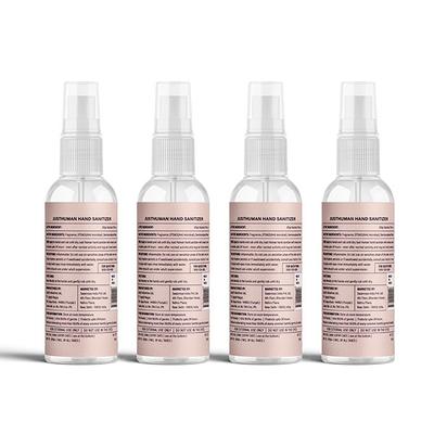 Just Human 24 Hour Protection Hand Sanitizer (Pack of 4 x 50 ml) - Hand Sanitizer