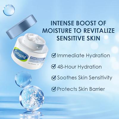 Cetaphil Optimal Hydration Replenishing Night Cream, Lightweight and Overnight Hydration 50 gm - Night Cream
