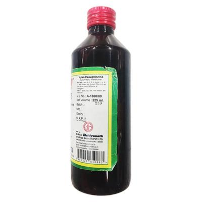 Baidyanath Punarnavarishta 225 ml - Speciality Medicines