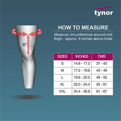 Tynor Knee Cap Open Patella (XL) (D 07) - Knee/Ankle/Leg/Foot Supports