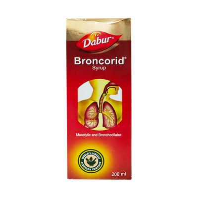 Dabur Broncorid Syrup 200 ml - Cough & Cold (Ayush)