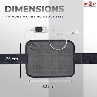 MCP Electric Heating Pad - Velvet Grey - Heating Belt