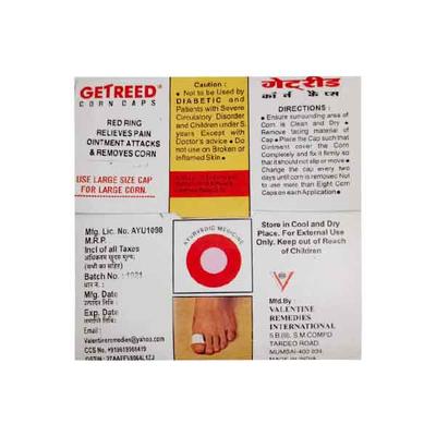 Getreed Corn Caps 4's - Bandages & Dressings