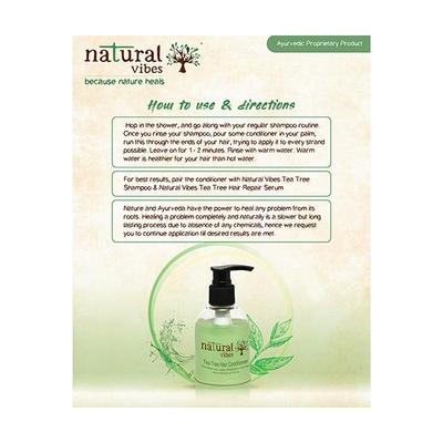 Natural Vibes Ayurvedic Tea Tree Hair Conditioner 150 ml - Conditioners