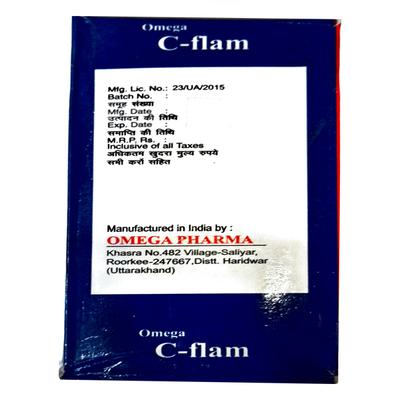 OMEGA C FLAM Tablet 20's - Pain relief-Nsa