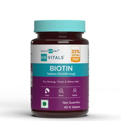 Healthkart HK Vitals Biotin Tablet 40's - Hair & Skin
