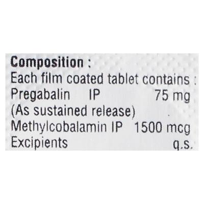 NEVRIX SR 75 Tablet 10's - Neuropathic Pain-Dru