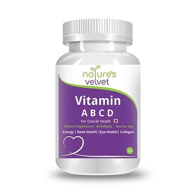 Natures Velvet Vitamin ABCD Softgels 60's - Health Products