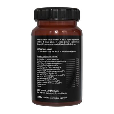 Pure Nutrition Menizin Veg Capsule For Men 60's - Sexual Care