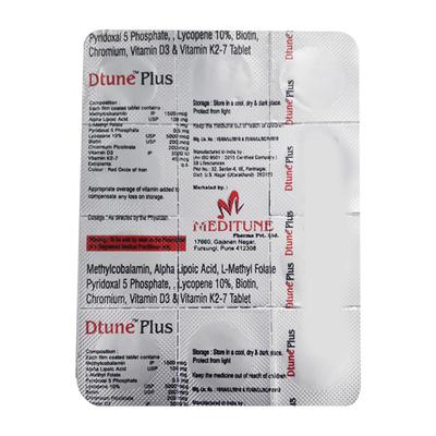 DTUNE PLUS Tablet 10's - Supplements-Vam