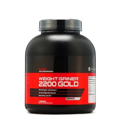 GNC Pro Performance Weight Gainer 2200 Gold Powder - Chocolate Flavour 6 lb (N) - Workout Essentials
