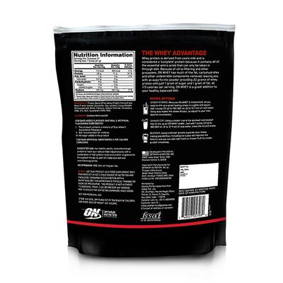 Optimum Nutrition (ON) 100% Whey Protein Powder - Chocolate Milkshake Flavour 1.85 lb - Whey Proteins