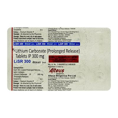 LI SR 300 Tablet 15's - Depression-Ant